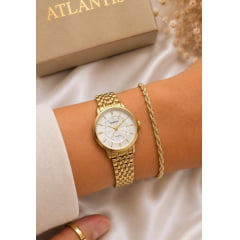 Relógio Newrex Feminino Dourado W1665LK3