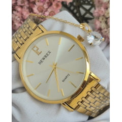 Relógio Newrex Feminino Dourado W1666GK2
