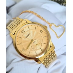 Relógio Newrex Feminino Dourado W1671GK7 Relógio Newrex Feminino Dourado W1671GK7
