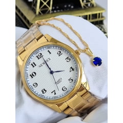 Relógio Newrex Feminino Dourado W1694GK2