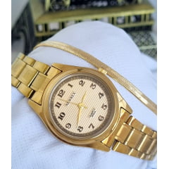 Relógio Newrex Feminino Dourado W1694lDK1