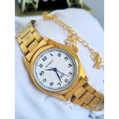 Relógio Newrex Feminino Dourado W1694lK2