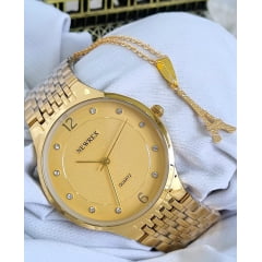 Relógio Newrex Feminino Dourado W4518GK1
