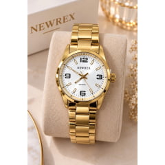 Relógio Newrex Feminino Dourado W4644