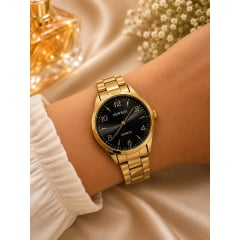 Relógio Newrex Feminino Dourado W5549D
