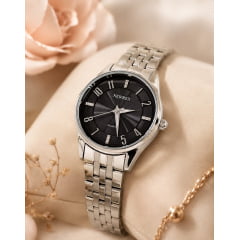 Relógio Newrex Feminino Prata W4517L