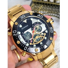 Relógio Newrex Maculilno Anadigi 2303PDD Relógio Newrex Maculilno Anadigi 2303PDD