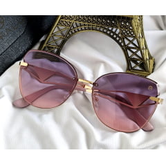 Óculos Solar Feminino Rafalu  2477 Lilás