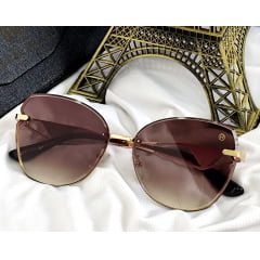 Óculos Solar Feminino Rafalu  2477 Marrom