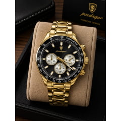 Relógio Masculino Preto Poedgar 815B Relógio Masculino Preto Poedgar 815B