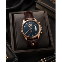 Relógio Poedgar Masculino Couro 802