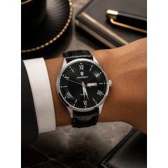 Relógio Poedgar Masculino Couro 978