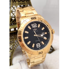 Relógio Banhado a Ouro VIP MH6330D