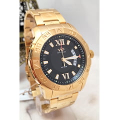 Relógio Banhado a Ouro VIP MH6375