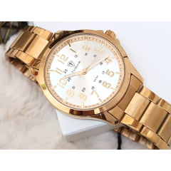 Relógio Masculino Tuguir Dourado TG30190