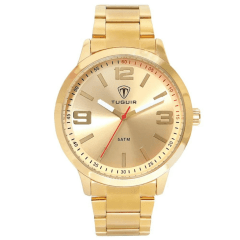 Relógio Masculino Tuguir `Dourado TG30210
