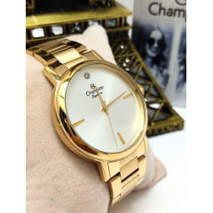 Relógio Champion Feminino Dourado CN25896H