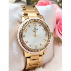 Relógio Champion Feminino Dourado CN25994H