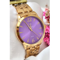 Relógio Feminino Tuguir Dourado TG30101