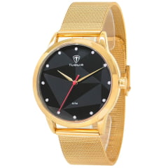 Relógio Feminino Tuguir Dourado TG30112