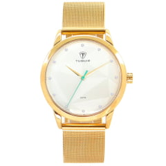 Relógio Feminino Tuguir Dourado TG30114