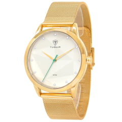 Relógio Feminino Tuguir Dourado TG30114