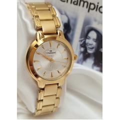 Relógio Champion Dourado Feminino CH24937H
