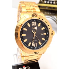 Relógio Banhado a Ouro VIP MH6330