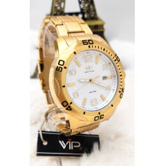 Relógio Banhado a Ouro VIP MH63292