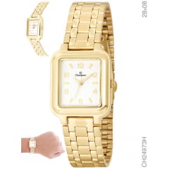 Relógio Champion Dourado Feminino CH24973H