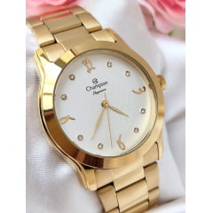 Relógio Champion Dourado Feminino CN26411H