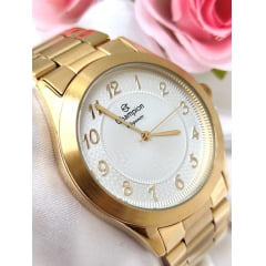 Relógio Champion Dourado Feminino CN26484H