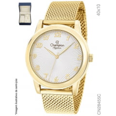 Relógio Champion Dourado Feminino CN28455C