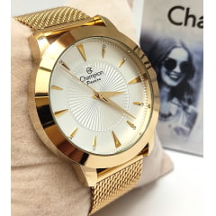 Relógio Champion Dourado Feminino CN29258X