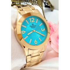 Relógio Champion Dourado Feminino CN29418F