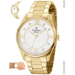Relógio Champion Feminino Dourado CN25038H