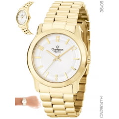 Relógio Champion Feminino Dourado CN25047H