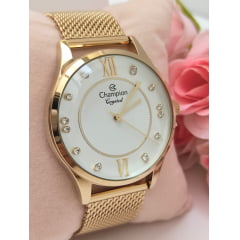 Relógio Champion Feminino Dourado CN25538M