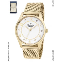 Relógio Champion Feminino Dourado CN25690D