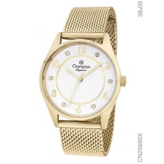 Relógio Champion Feminino Dourado CN25690X