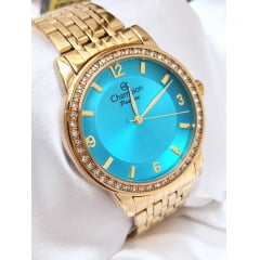 Relógio Champion Feminino Dourado CN27947F
