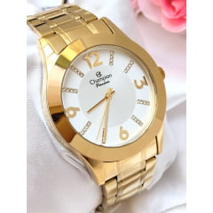 Relógio Champion Feminino Dourado CN28713H