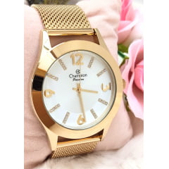 Relógio Champion Feminino Dourado CN28713M