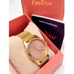 Relógio Condor Feminino Dia A Dia Dourado - CO2036MWG/4M