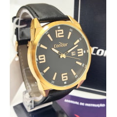 Relógio Condor Masculino Dourado COPC32EE/3P