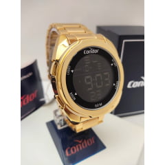 Relógio Condor Masculino Dourado Digital COBJK006AB7D