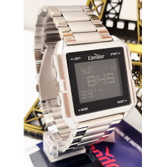 Relógio Condor Quadrado Digital COBJ3074AB/4K