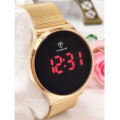 Relógio Digital Tuguir Dourado TG107 