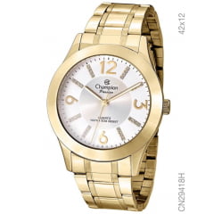 Relógio Dourado Champion Feminino CN29418H