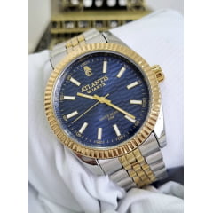 Relógio Feminino Atlantis Misto Fundo Azul A8022MFA